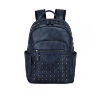 Městský batoh s lebkami Miss Lulu - navy - 11L LG2414