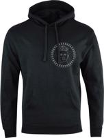 Mikina černá unisex JL10 - Bílý emblém