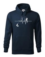 Mikina pro rybáře Tep / EKG rybáře s dopravou jen za 46 Kč