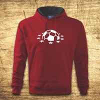 Mikina s kapucňou s motívom Futbal 4