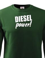 Mikina s motivem Diesel power!