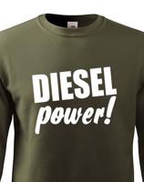 Mikina s motivem Diesel power!