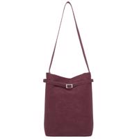 Minimalistická vertikální kabelka Miss Lulu - burgundy