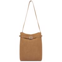 Minimalistická vertikální kabelka Miss Lulu - hnědá