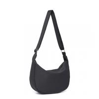 Miss Lulu dámská Casual Crossbody látková taška - černá S2314-BK