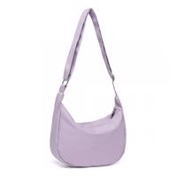 Miss Lulu dámská Casual Crossbody látková taška - fialová