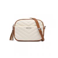 Miss Lulu dámská crossbody kabelka Anife - béžovo hnědá LA2119