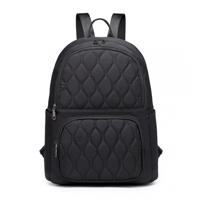 Miss Lulu moderní dámský batoh LB2250 - černý - 17L