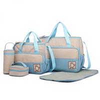 Miss Lulu Sada Mateřských tašek a doplňků - 5 kusů - Modrá 9026-BE