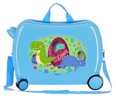 Movom Dětský kufřík na kolečkách - odražedlo - Dinos