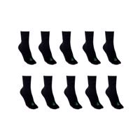 NABOSO BAREFOOT PONOŽKY BAMBUS Černé Dlouhé 10 kusů