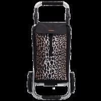 Nákupní taška na kolečkách Beagles Alberic - leopardí vzor - 41 L