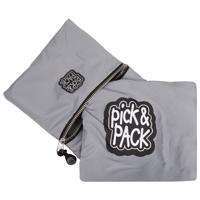 Ochranný obal na batoh Pick&Pack Happy - šedý