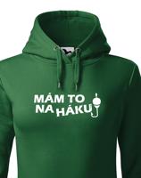 Originální dámská mikina nejen pro rybářky - Mám to na háku