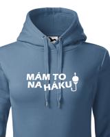 Originální dámská mikina nejen pro rybářky - Mám to na háku