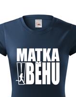 Originální dámské běžecké tričko Matka v běhu