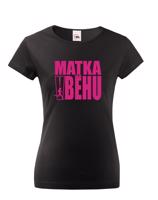 Originální dámské běžecké tričko Matka v běhu