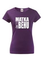 Originální dámské běžecké tričko Matka v běhu