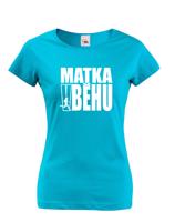 Originální dámské běžecké tričko Matka v běhu