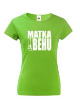Originální dámské běžecké tričko Matka v běhu