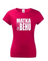 Originální dámské běžecké tričko Matka v běhu