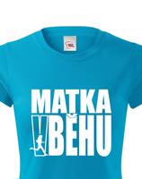 Originální dámské běžecké tričko Matka v běhu