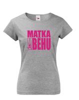 Originální dámské běžecké tričko Matka v běhu