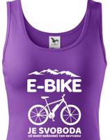 Originální dámské cyklo tričko E-bike