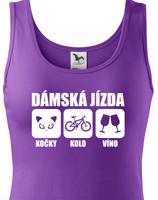 Originální dámské tričko Dámská jízda