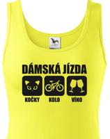 Originální dámské tričko Dámská jízda