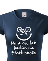 Originální dámské tričko Elektrokolo