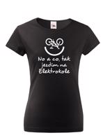 Originální dámské tričko Elektrokolo