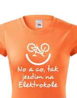 Originální dámské tričko Elektrokolo