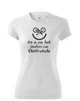 Originální dámské tričko Elektrokolo