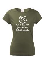Originální dámské tričko Elektrokolo