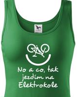 Originální dámské tričko Elektrokolo