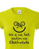 Originální dámské tričko Elektrokolo