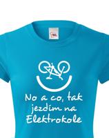 Originální dámské tričko Elektrokolo
