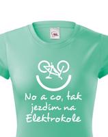 Originální dámské tričko Elektrokolo