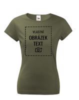 Originální dámské tričko s vlastním potiskem – doručení už do 24 hodin