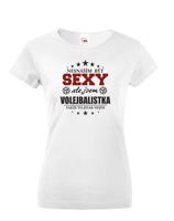 Originální dámské tričko Sexy volejbalistka