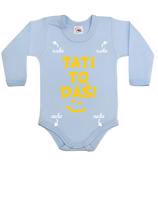 Originální dětské body  s potiskem Tati to dáš ♥ - sleva 33 kč na nákup