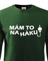 Originální mikina nejen pro rybáře - Mám to na háku