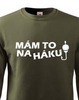 Originální mikina nejen pro rybáře - Mám to na háku
