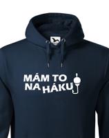 Originální mikina nejen pro rybáře - Mám to na háku