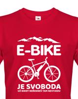 Originální pánské cyklo tričko E-bike