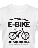 Originální pánské cyklo tričko E-bike