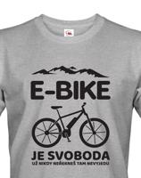 Originální pánské cyklo tričko E-bike