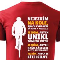Originální pánské triko Hymna cyklisty