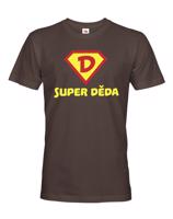 Originální tričko s potiskem super děda - skvělý dárek pro dědu